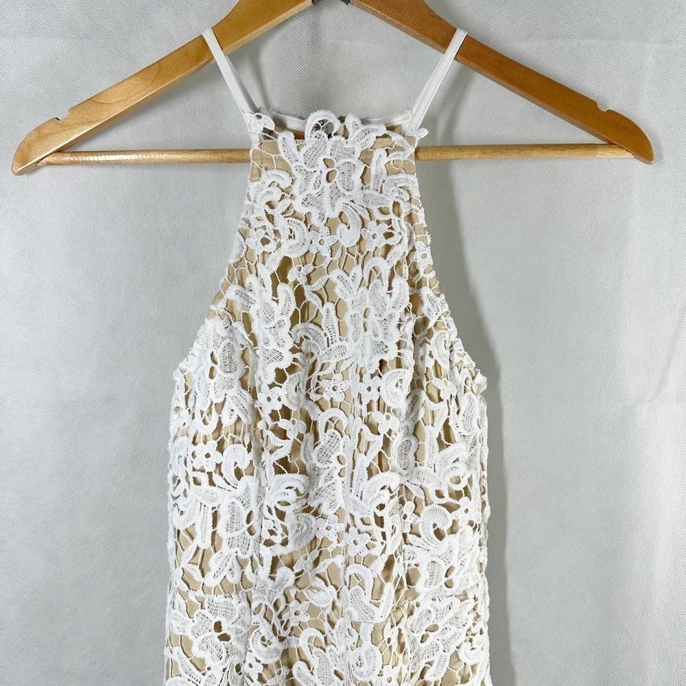 Lulus Keep My Heart White Crochet Lace Formal Dress Size XS - Picture 5 of 13